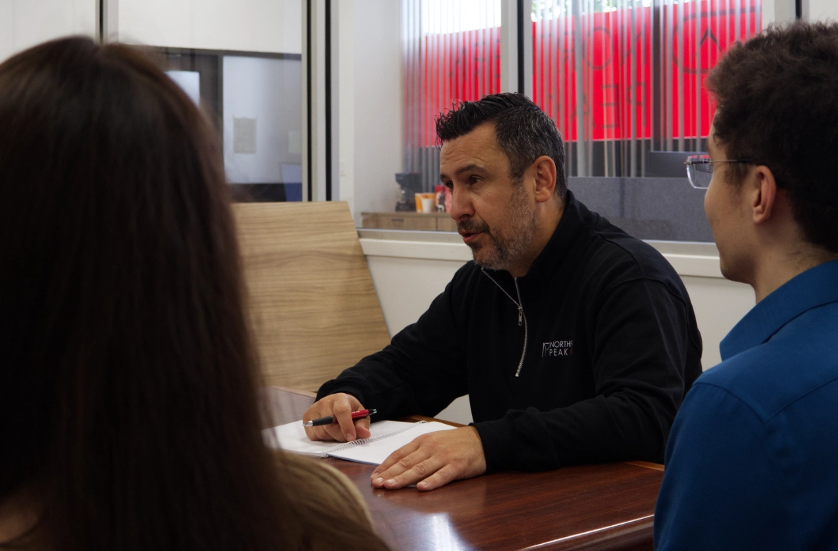 Human resources professional supporting workplace planning